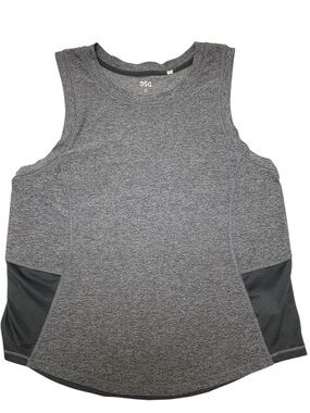DSG Heather Gray Performance Mesh Tank Top Women’s Small